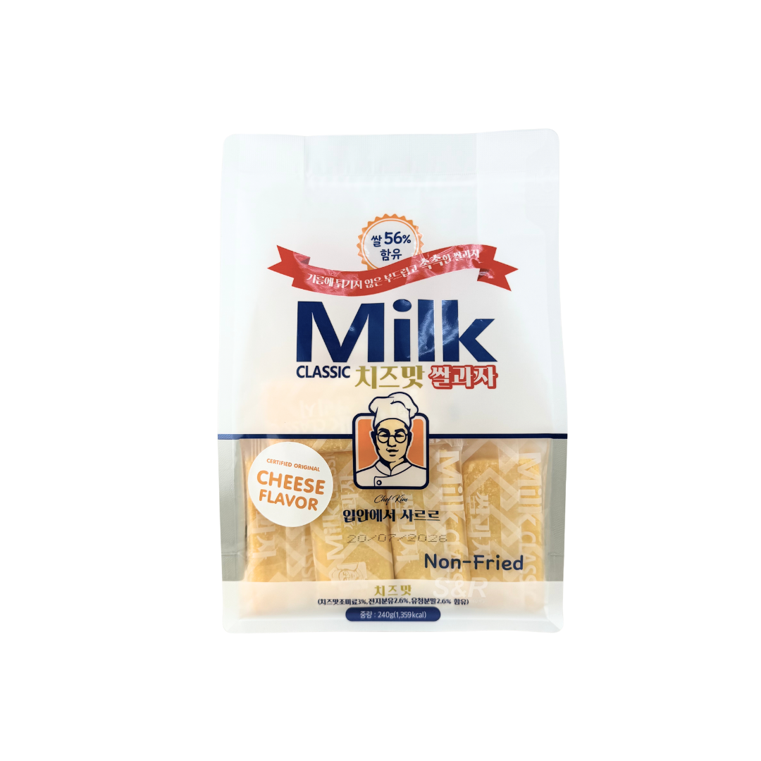Milk Classic Rice Cracker Cheese Flavor 240g